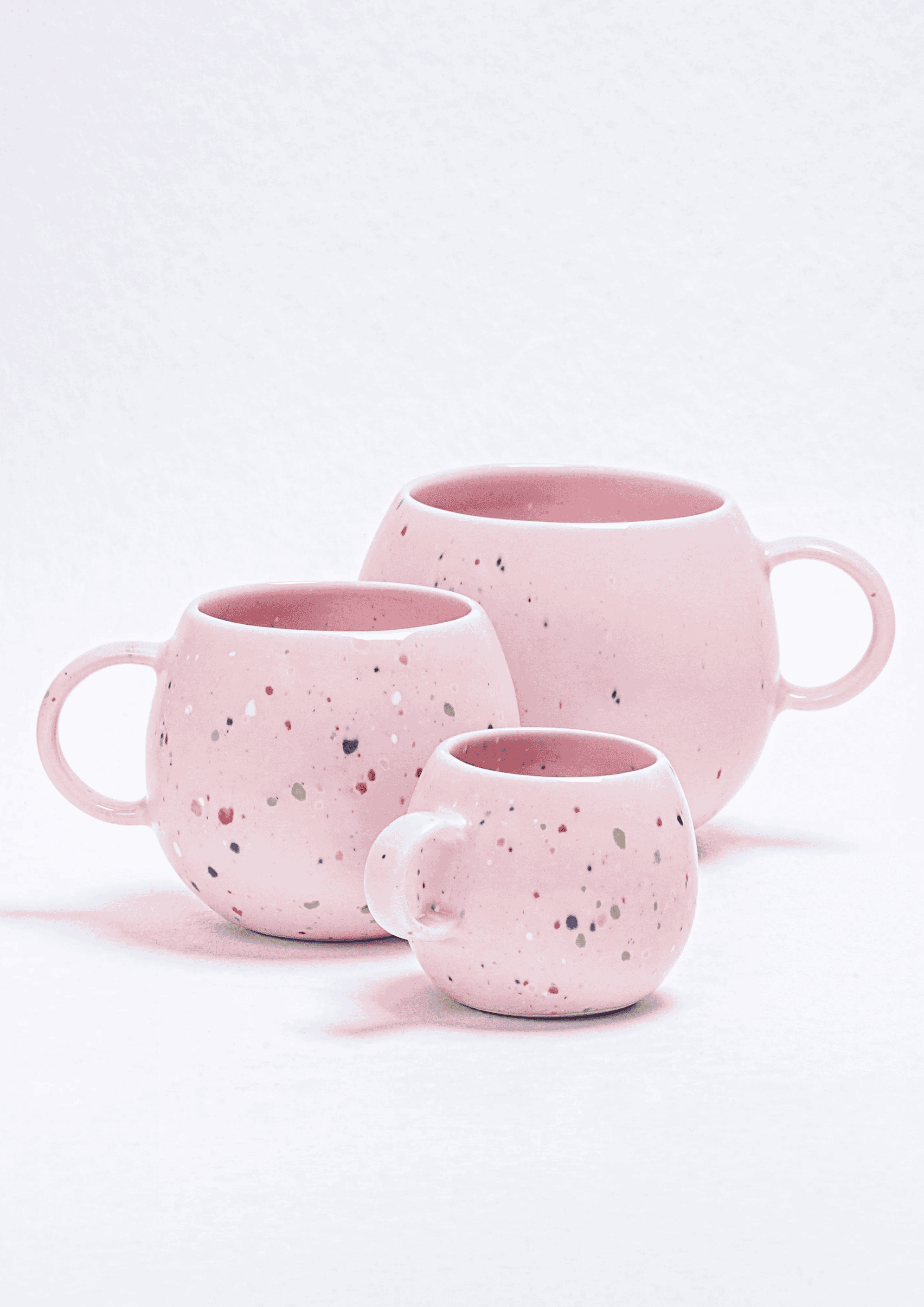 Keramiktasse ''Party'' | rosa | EGG BACK HOME - Bild 2