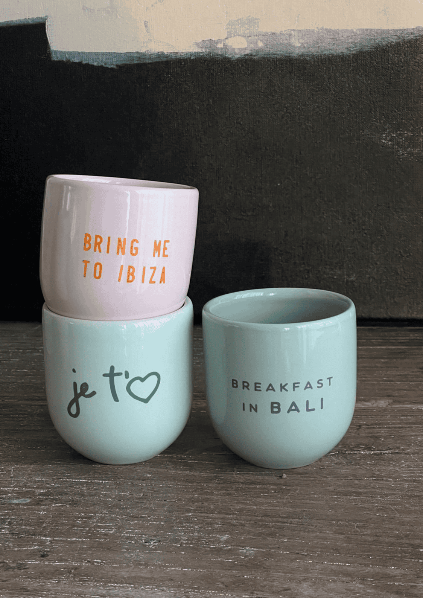 Statement Tasse "Bring me to Ibiza" | rosa/orange | SISI, HOUSE OF STYLE - Bild 3