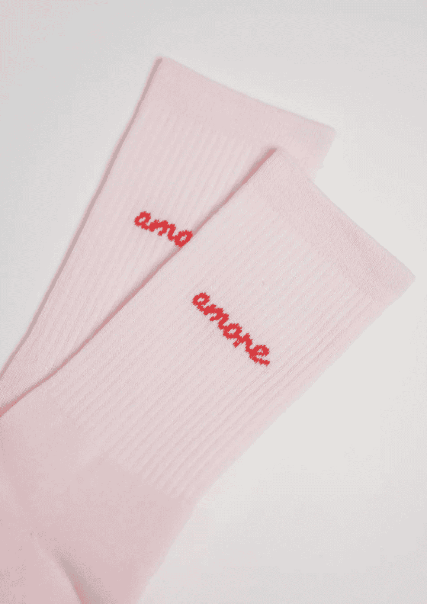 Statement Socken ''Amore'' | Größe 39-42 | rosa/rot | NO BAD DAYS CLUB