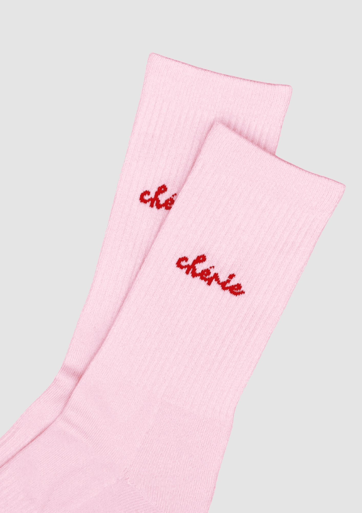 Statement Socken ''Chérie'' | Größe 35-38 | rosa/rot | NO BAD DAYS CLUB