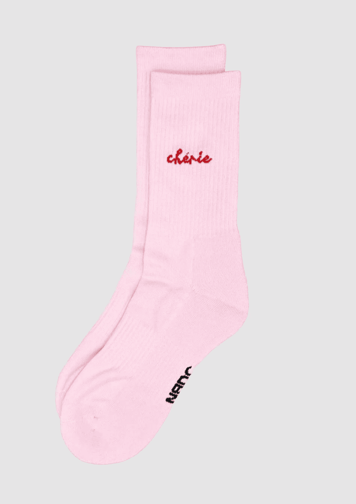 Statement Socken ''Chérie'' | Größe 35-38 | rosa/rot | NO BAD DAYS CLUB - Bild 2