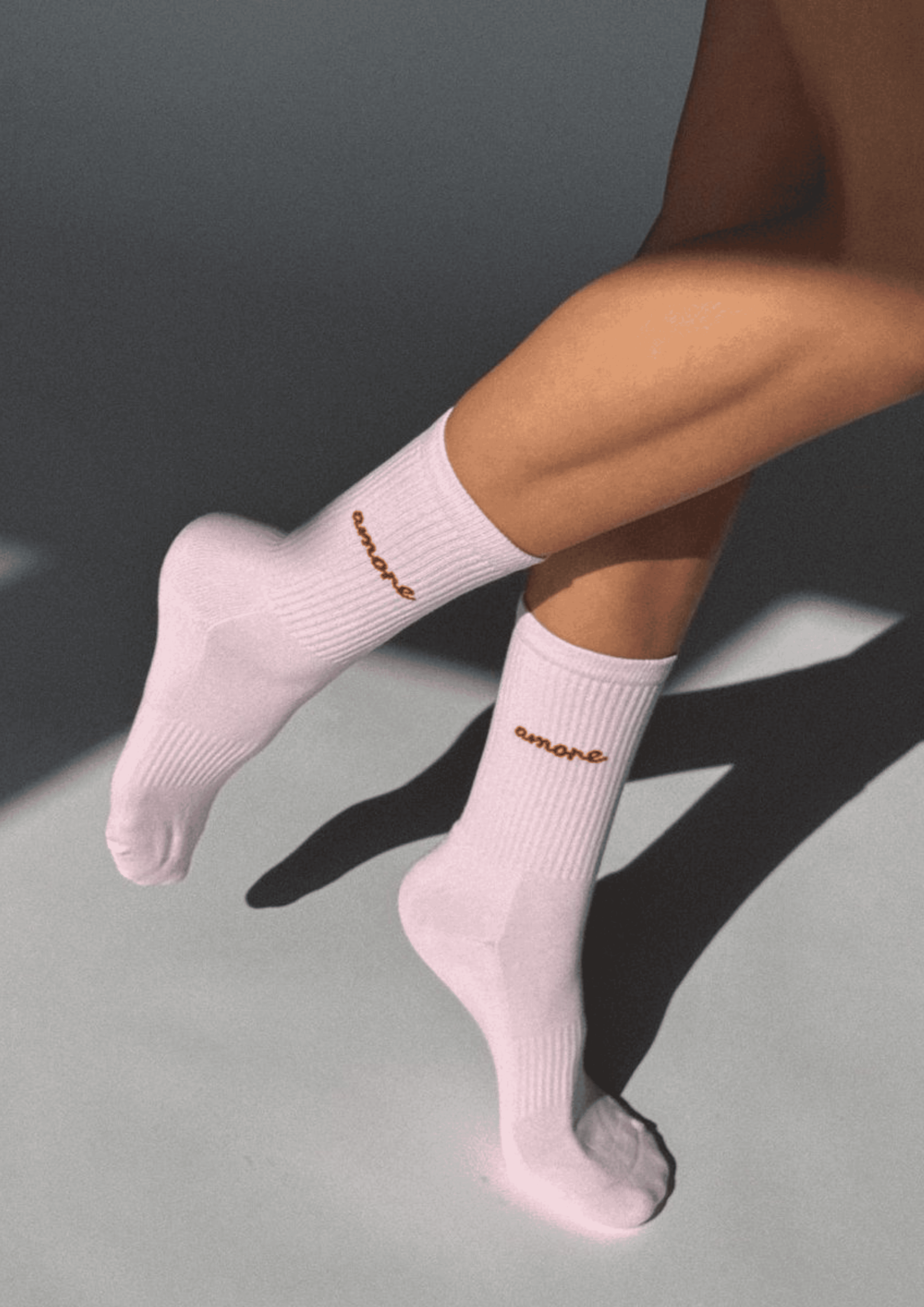 Statement Socken ''Amore'' | Größe 39-42 | rosa/rot | NO BAD DAYS CLUB - Bild 4