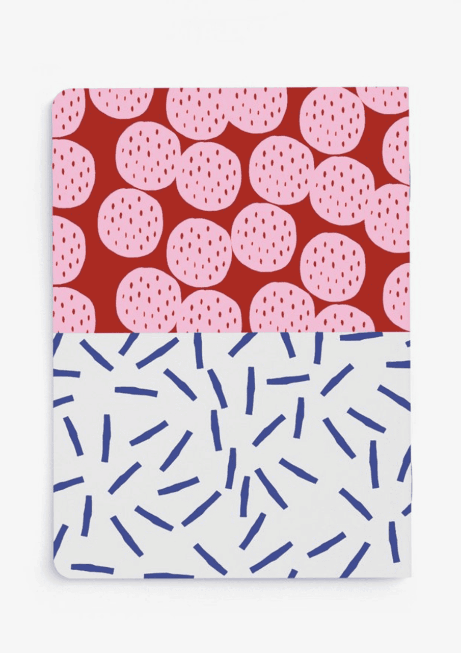 Notizbuch "Pattern" | rot/rosa | TYPEALIVE - Bild 3