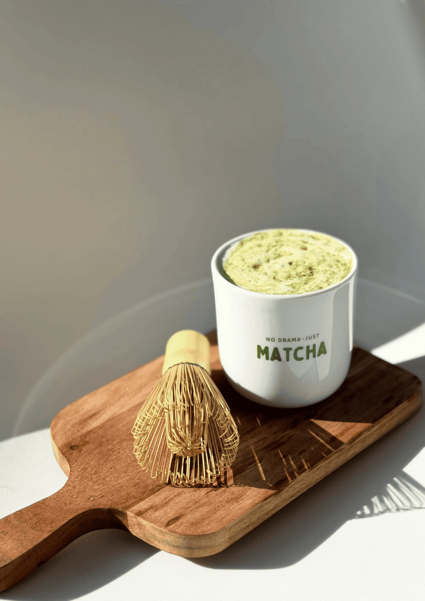 Porzellanbecher ''Matcha Lover'' | weiß/grün | Goldscherben
