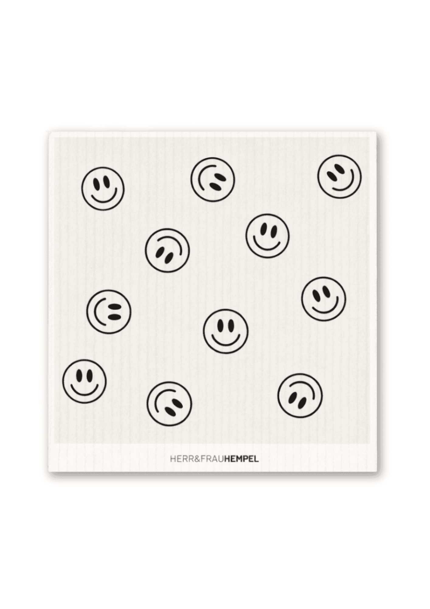 Schwammtuch "Smileys II" | HERR&FRAUHEMPEL - Bild 2