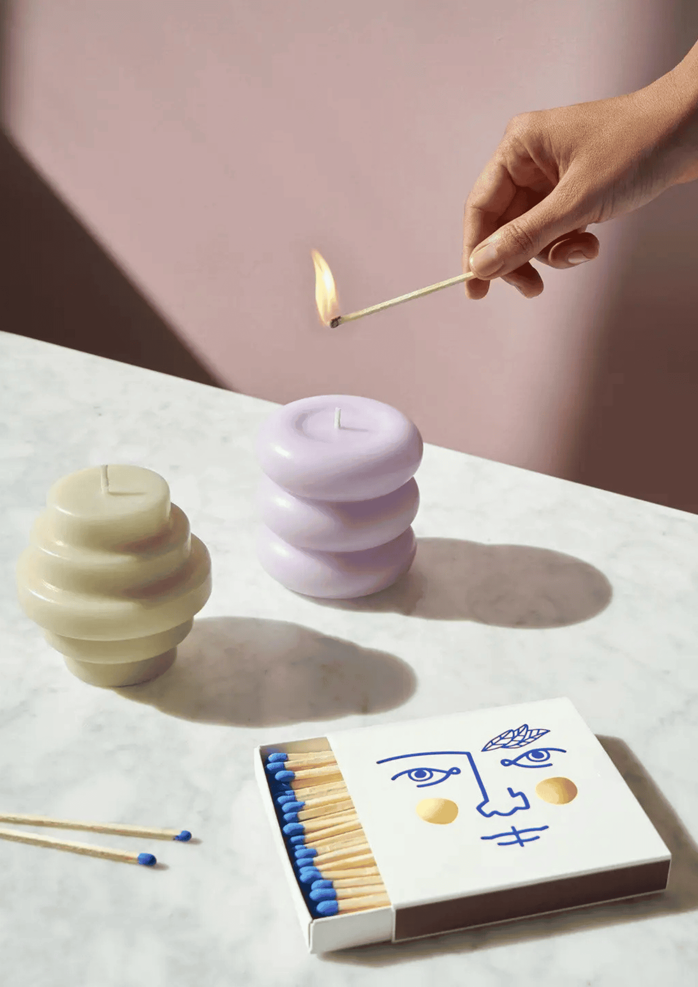 Templo Kerze | Hellgrün | OCTAEVO - Bild 3