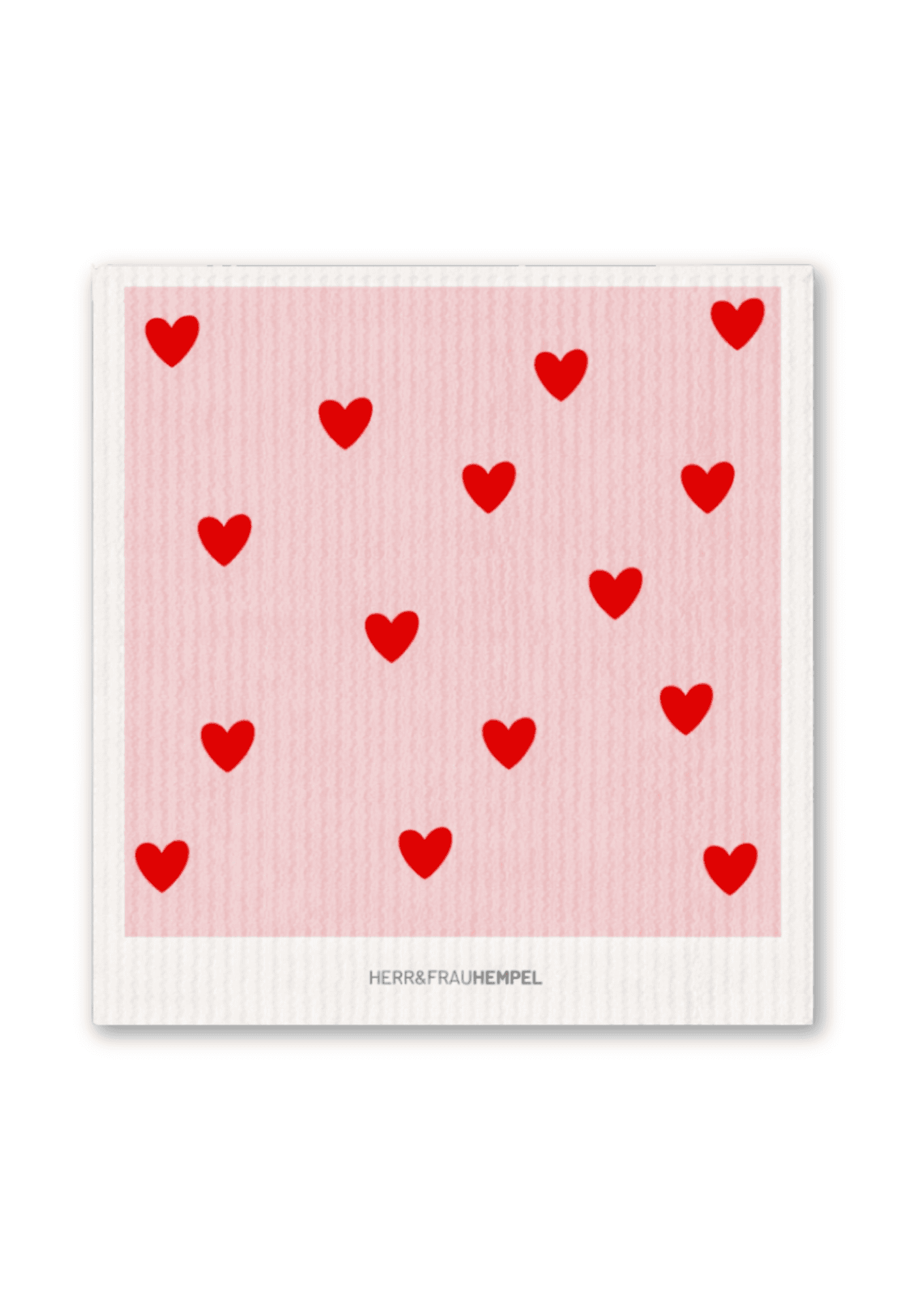 Schwammtuch "Hearts" | HERR&FRAUHEMPEL - Bild 2